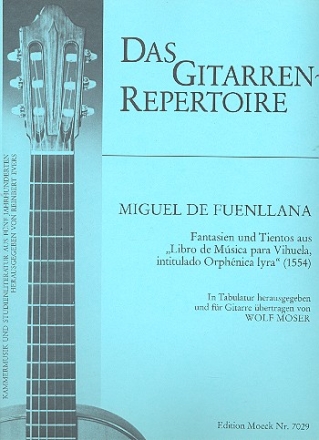 Fantasien und Tientos aus Libro de Musica para Vihuela (1554) fr Gitarre