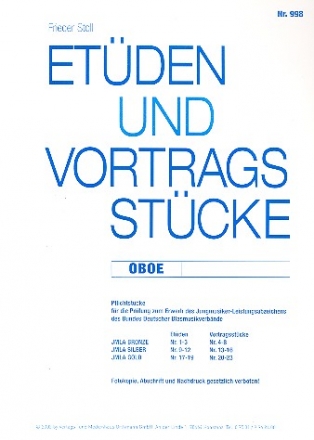 Etden und Vortragsstcke fr Oboe