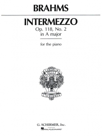 Intermezzo A major op.118,2 for piano