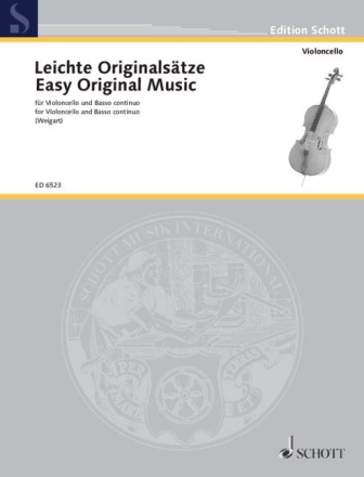 Leichte Originalstze fr Violoncello und Bc