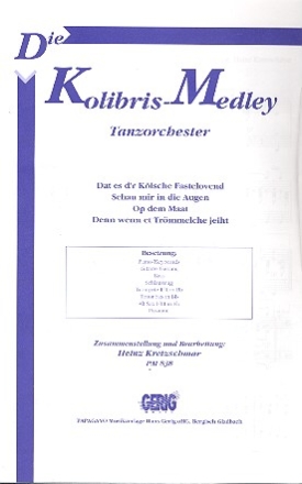 Die Kolibris: Medley fr Tanzorchester