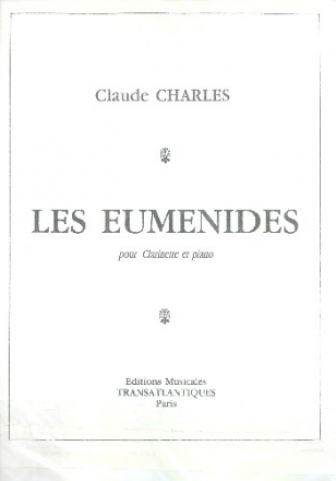 Les Eumenides pour clarinette et piano