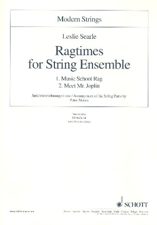 Ragtimes for String Ensemble fr Streich-Ensemble Einzelstimme - Violoncello