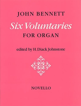 6 VOLUNTARIES FOR ORGAN DIACK JOHNSTONE, H., ED.