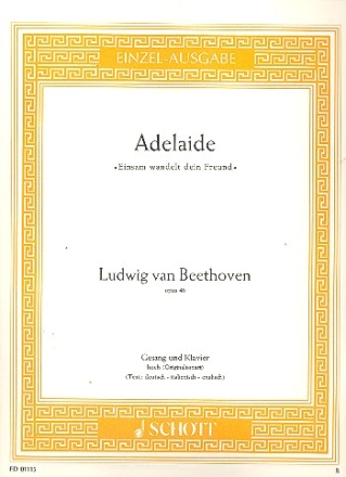 Adelaide op. 46 fr hohe Singstimme und Klavier