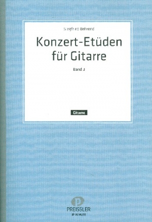 Konzertetden Band 3 fr Gitarre