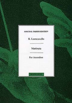 Mattinata for accordion