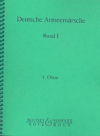 Deutsche Armeemrsche Band 1 fr Blasorchester Oboe 1