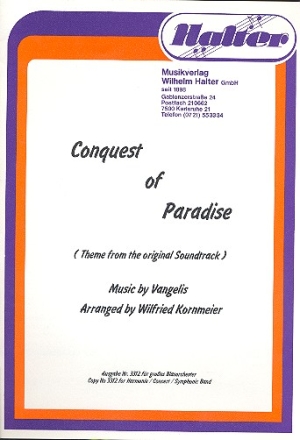 Conquest of Paradise fr Blasorchester Direktion