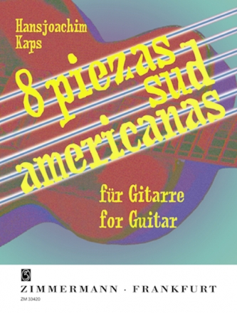 8 Piezas Sudamericanas fr Gitarre