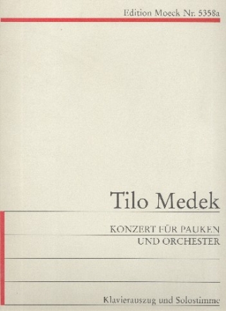 Konzert fr Pauken und Orchester fr Pauken und Klavier