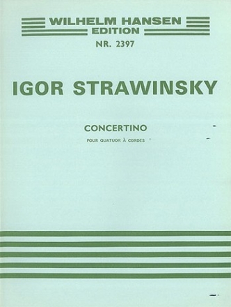 CONCERTINO FOR STRING QUARTET FOR PIANO LOURIE, ARTHUR, ARR.