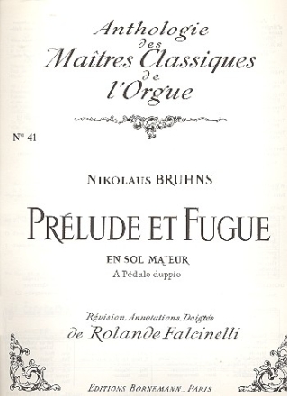 Prlude et fuge sol majeur pour orgue