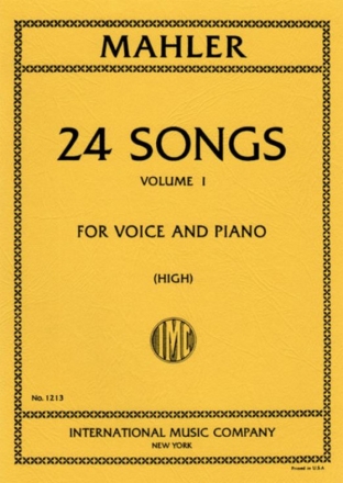 24 songs vol.1 (6 Songs) for high voice and piano (en/dt)