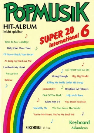 Popmusik Hit-Album Super 20: International 6