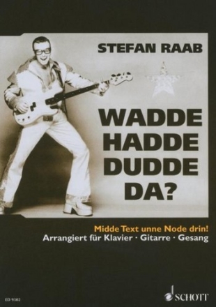 Wadde hadde dudde da fr Klavier/Gesang/Gitarre