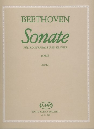 Sonate g-Moll fr Kontraba und klavier