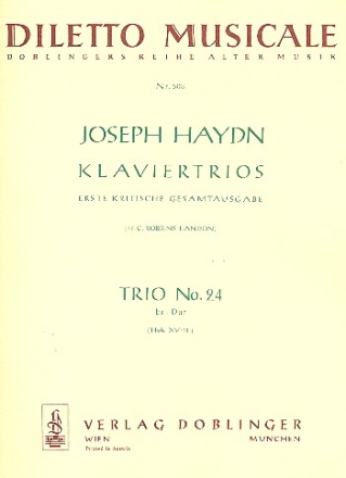 Klaviertrio Es-Dur Nr.24 Hob.XV:11 fr Violine, Violoncello und Klavier