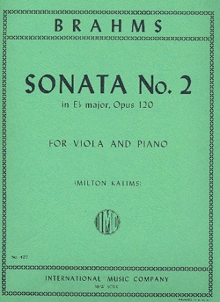 Sonata E flat major no.2 for viola and piano