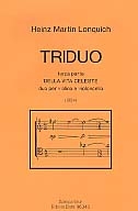 TRIDUO TERZA PARTE DELLA VITA CELESTE PER VIOLINO E VIOLONCELLO (1994) SPIELPARTITUR