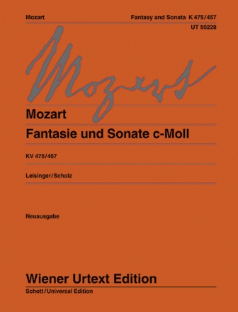 Fantasie und Sonate c-Moll kv475/457 fr Klavier