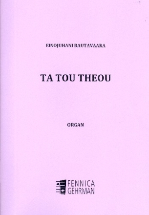 Ta Tou Theou for organ