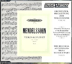 Violinkonzert e-Moll op.64 fr Violine und Orchester CD mit der Orchesterbegleitung zur Solostimme