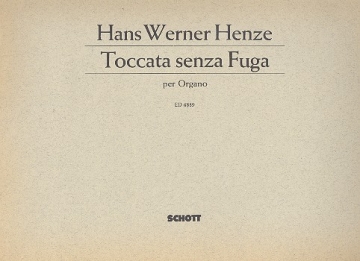 Toccata senza fuga fr Orgel