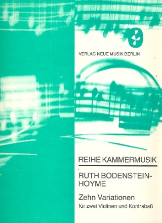 10 Variationen nach einem vietnamesischem Kinderlied fr 2 Violinen und Kontraba,   Partitur und Stimmen