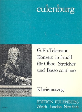 Konzert f-Moll fr Oboe, Streicher und Bc fr Oboe und Klavier