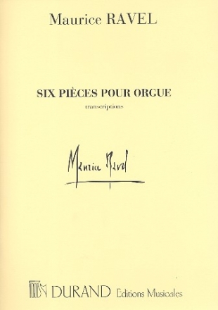 6 Pieces pour orgue