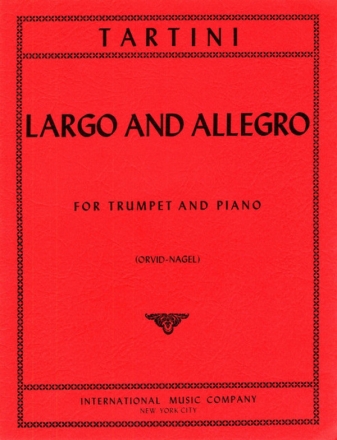 Largo and allegro for trumpet and piano