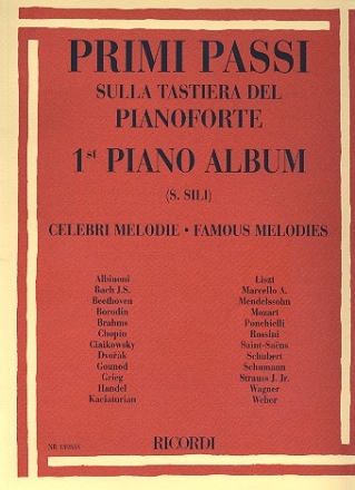 Primi passi sulla tastiera del pianoforte vol.1 - celebri melodie