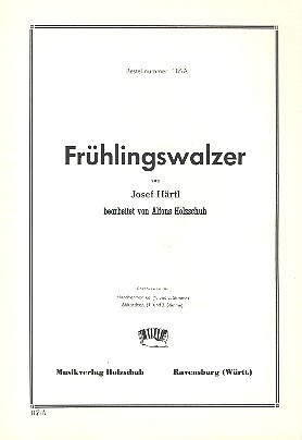 Frhlingswalzer fr Akkordeon (mit 2. Stimme)