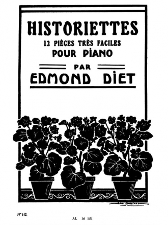 Historiettes 12 pices trs faciles pour piano