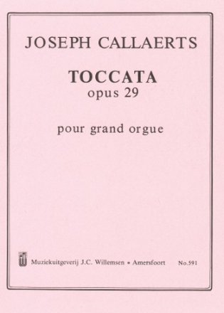 Toccata op.29 pour grand orgue