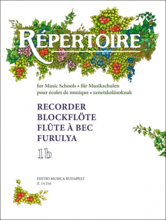 Repertoire fr Musikschulen Band 1b fr Blockflte (S/A) und Bc