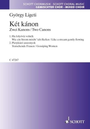 Kt knon fr gemischten Chor (SATB) unisono Chorpartitur