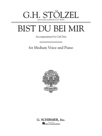 Bist du bei mir for voice and piano (en/dt)