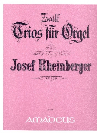 12 Trios op.189 fr Orgel