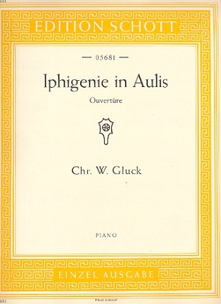 Iphigenie in Aulis Ouvertre fr Klavier