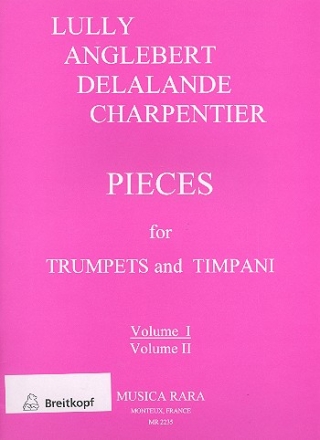 Pieces vol.1 for trumpets and timpani score and parts