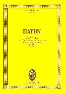 Streichquartett E-Dur op.54,3 Hob.III:59 fr Streichquartett Studienpartitur