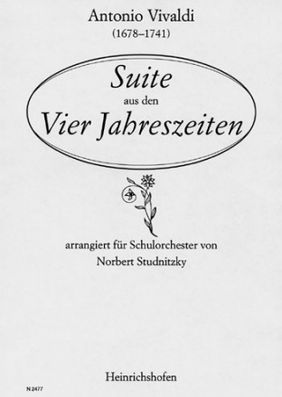 Suite aus den vier Jahreszeiten fr Schulorchester Partitur