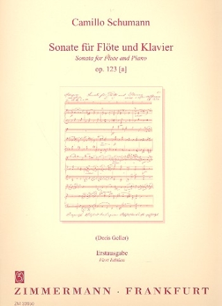 Sonate op.123a fr Flte und Klavier