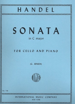 Sonata in C major for violoncello and piano