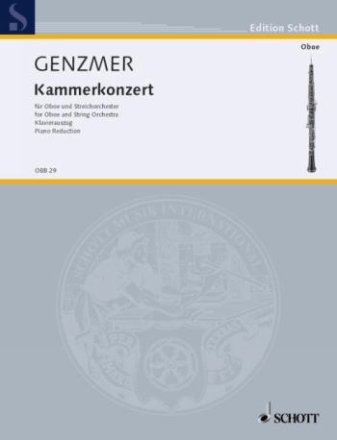 Kammerkonzert GeWV 147 fr Oboe und Streichorchester Klavierauszug mit Solostimme