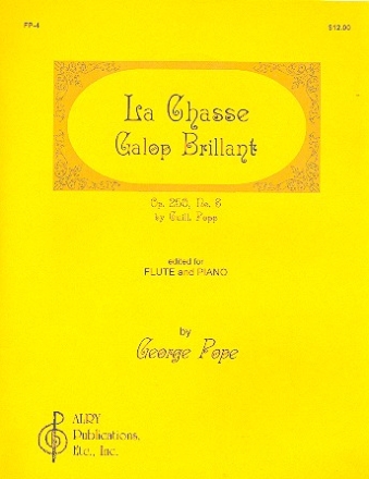 La chasse op.250,6 Galop brillant for flute and piano