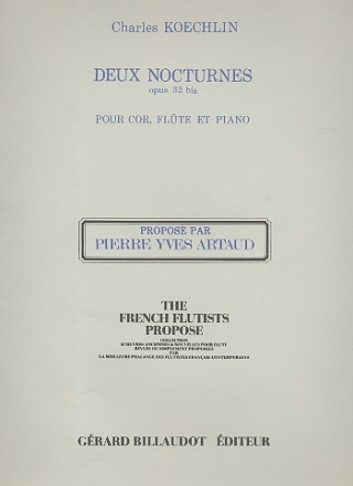 2 nocturnes op.32bis pour flte cor et piano