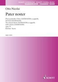 Pater noster op. 33 fr gemischten Chor (SATB/SATB) mit Soli (SATB/SATB) Chorpartitur